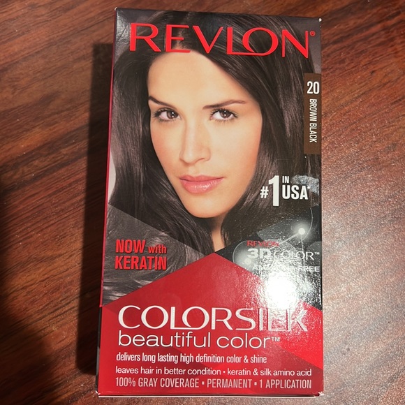 2 Revlon color silk hair color shade- 20 brown black - Picture 2 of 7